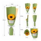 Roselle & Co Artificial Sunflower Bouquet – Premium Decorative Flower Bouquet for Home Décor, Birthday, Anniversary & Gift