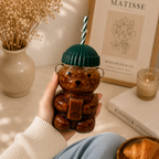 Roselle & Co Teddy Bear Barista Coffee Cup (Pack of 2)